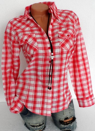 Karobluse rot kariert - karobluse,