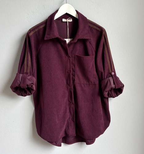 Cord hemdbluse bluse - cord,