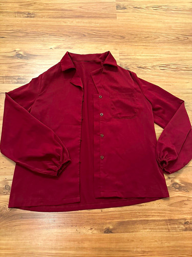 Damen bluse hemdbluse weinrot - damen,