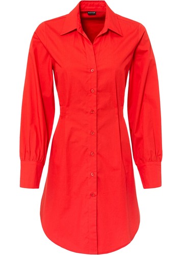 Longbluse 38 signalrot - gr.,