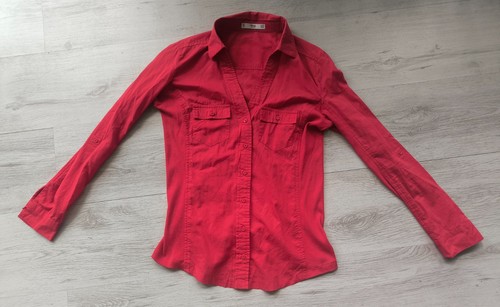 Rote damenbluse mng m - damenbluse, "mng"