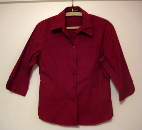 Schicke rote bluse - bluse, hemd